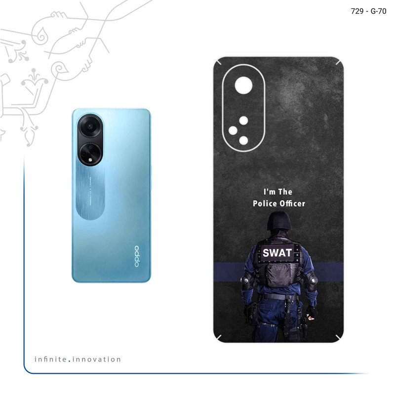 برچسب پوششی ماهوت مدل Police Officer مناسب برای گوشی موبایل اپو A98