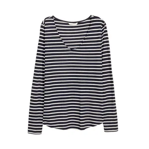 تی شرت آستین بلند زنانه اچ اند ام مدل 0281407020