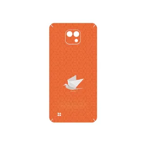 MAHOOT Minimalist origami bird Cover Sticker for LG X Cam