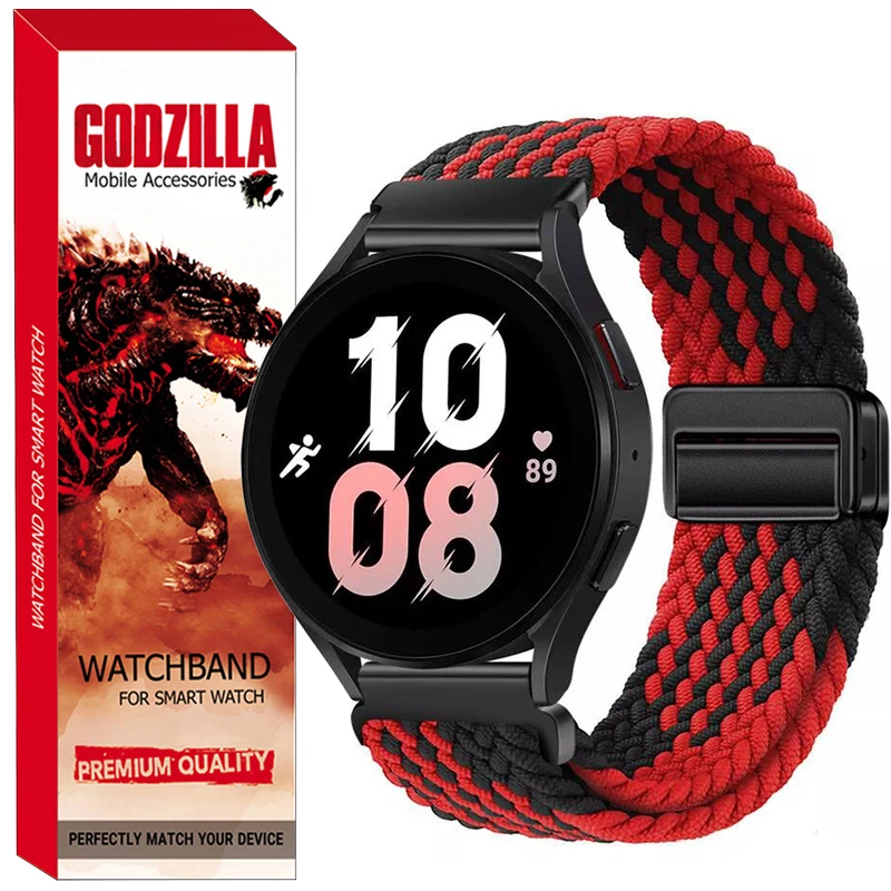 بند گودزیلا مدل Braided MAG مناسب برای ساعت هوشمند سامسونگ Galaxy Watch 3 45mm / Gear S3 Classic / Gear S3 Frontier