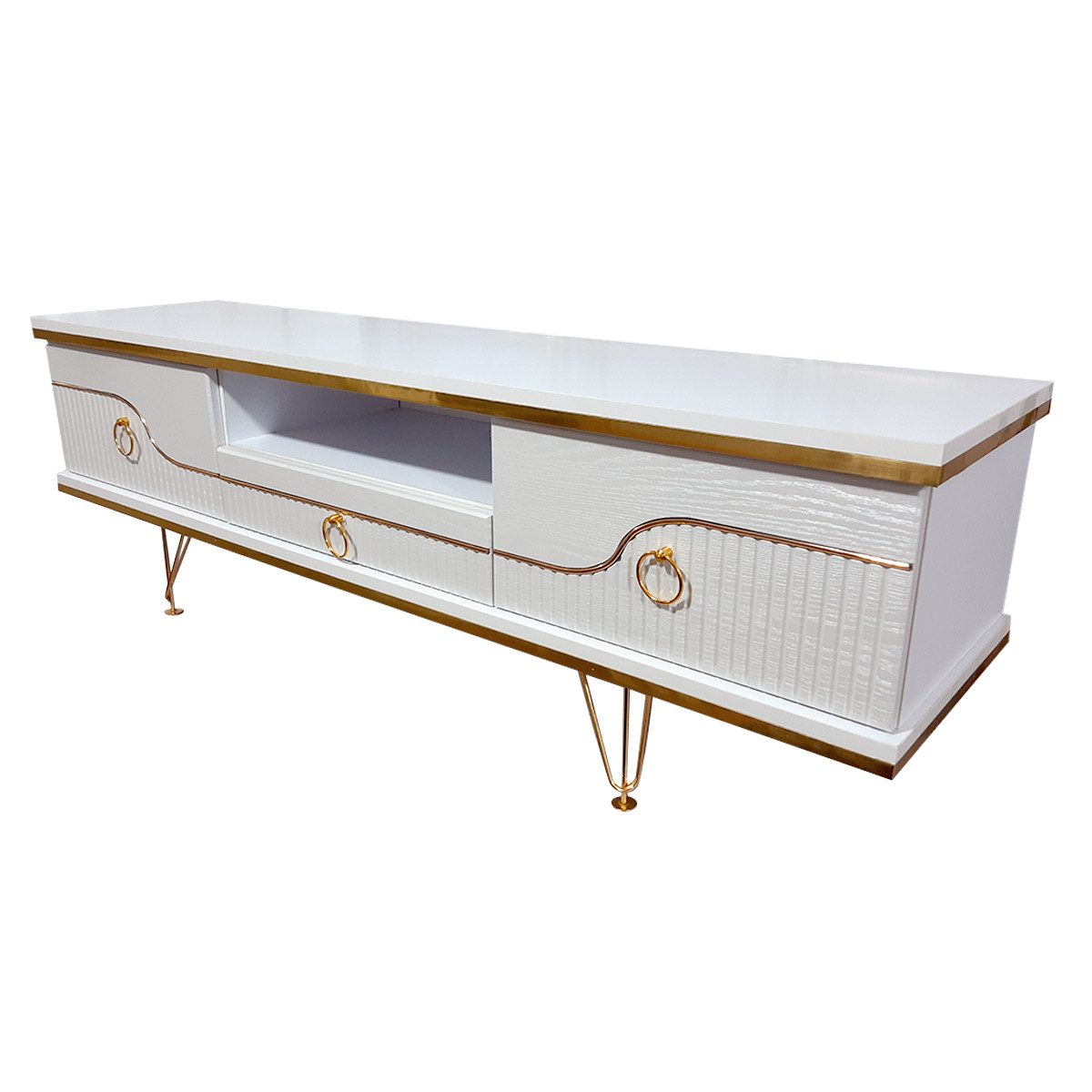 میز تلویزیون بیتلی مدل دکومبل کد 205 میز تلویزیون بیتلی مدل دکومبل کد 205