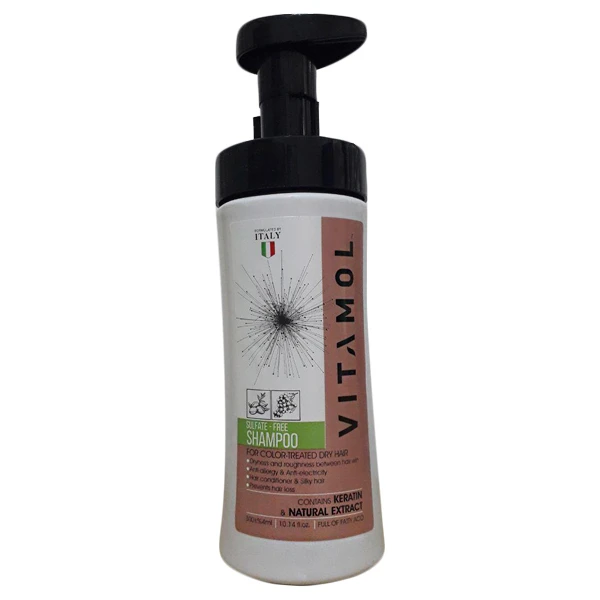شامپو مو ویتامول مدل موهای رنگ شده حجم 300 میلی لیتر 