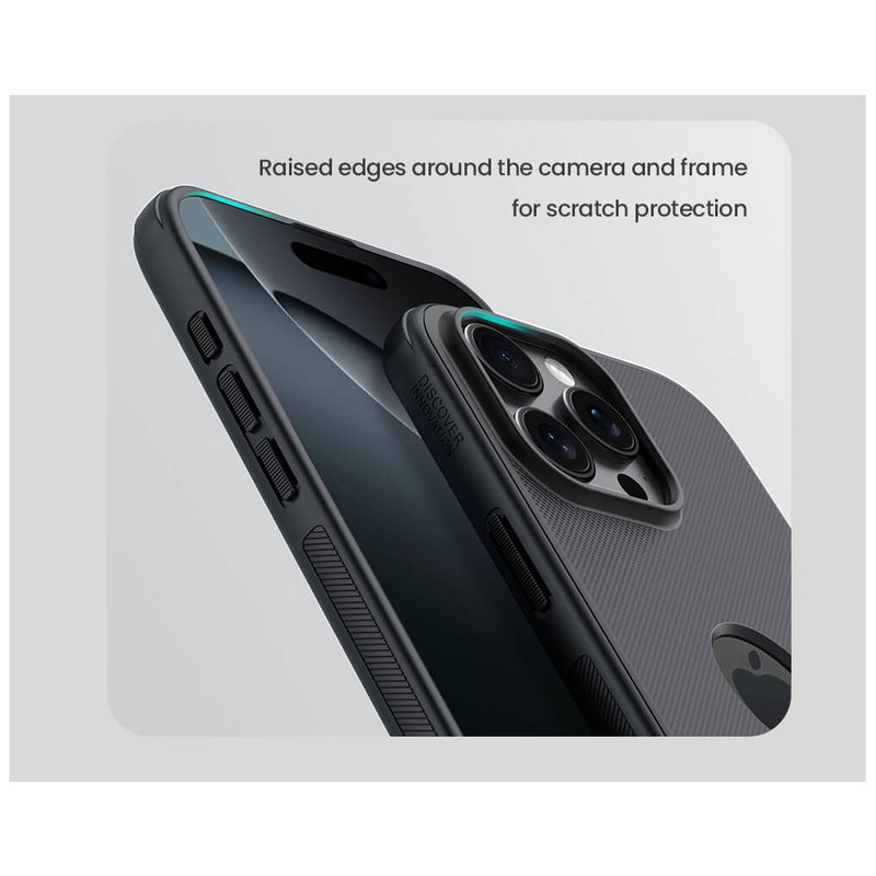 کاور نیلکین مدل  Frosted Shiled Pro LogoCut مناسب برای گوشی موبایل اپل IPhone 16 Pro Max