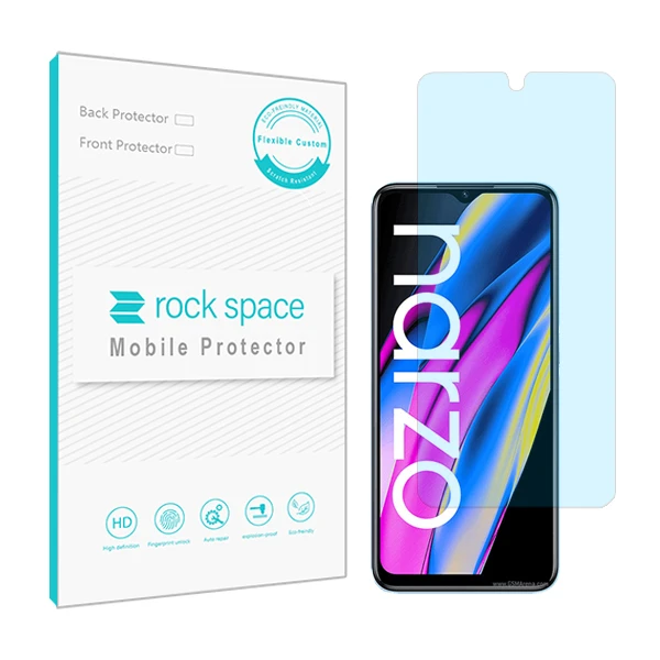 محافظ صفحه نمایش آنتی بلو راک اسپیس کد BLU مناسب برای گوشی موبایل ریلمی Narzo 50A Prime 