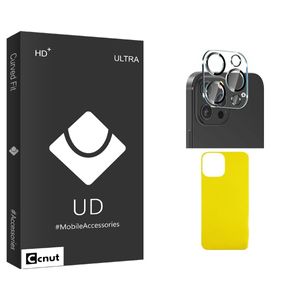 محافظ پشت گوشی کوکونات مدل UDB Ultra FLL مناسب برای گوشی موبایل اپل iPhone 13 Pro  به همراه محافظ لنز دوربین