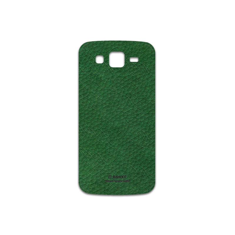 برچسب پوششی ماهوت مدل Green-Leather مناسب برای گوشی موبایل سامسونگ Galaxy Grand 2