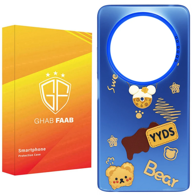 کاور قاب فاب مدل سوکول برجسته طرح دخترانه مناسب برای گوشی موبایل شیائومی Redmi A3 / Redmi A3X