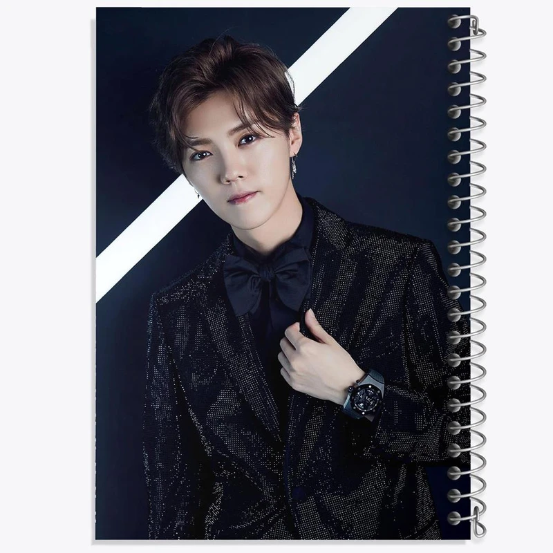 دفتر شطرنجی 50 برگ خندالو طرح لوهان گروه اکسو EXO کد 13536