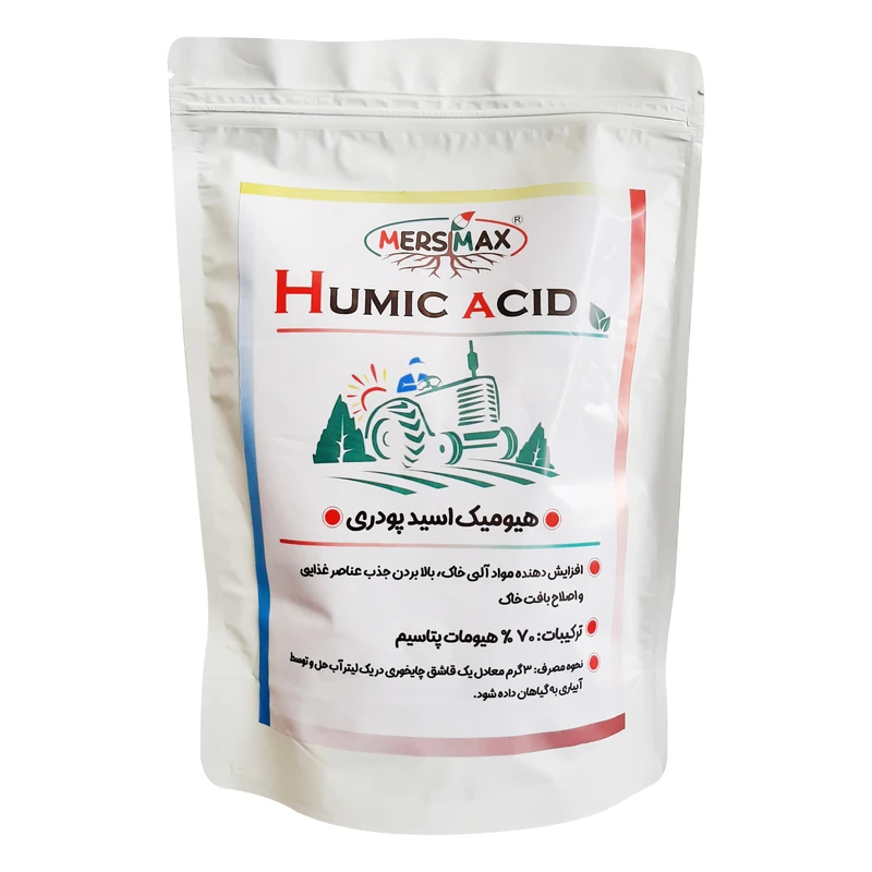  هیومیک اسید پودری مرسیمکس مدل Hum وزن 500 گرم