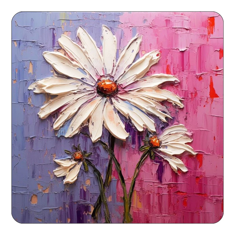 مگنت کاکتی طرح نقاشی رنگ روغن مدل mp69564