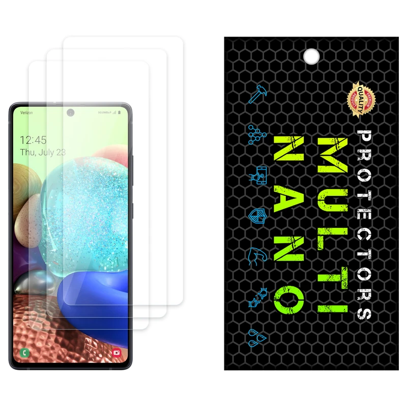 محافظ صفحه نمایش مولتی نانو مدل X-S3N مناسب برای گوشی موبایل سامسونگ Galaxy A71 5G UW بسته سه عددی
