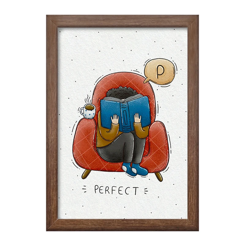 تابلو خندالو طرح کتاب خوان  کد 5403