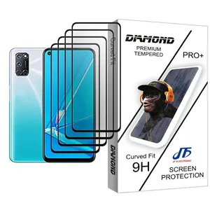 JF Diamond Glass MIX004 Screen Protector For Oppo A92 Pack Of 4