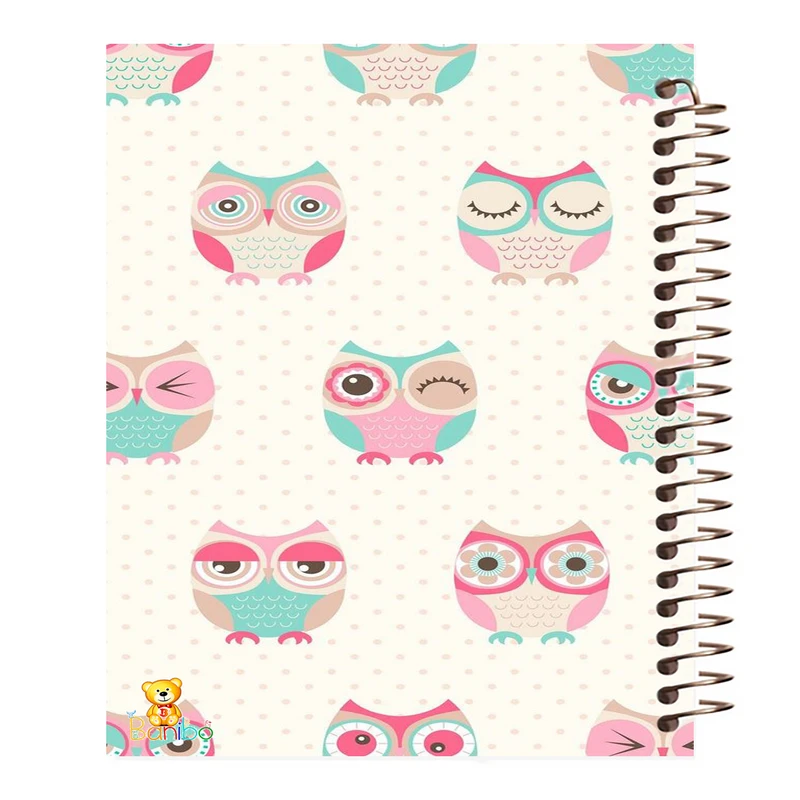 دفتر نقاشی 50 برگ بانیبو مدل جغد کد 870