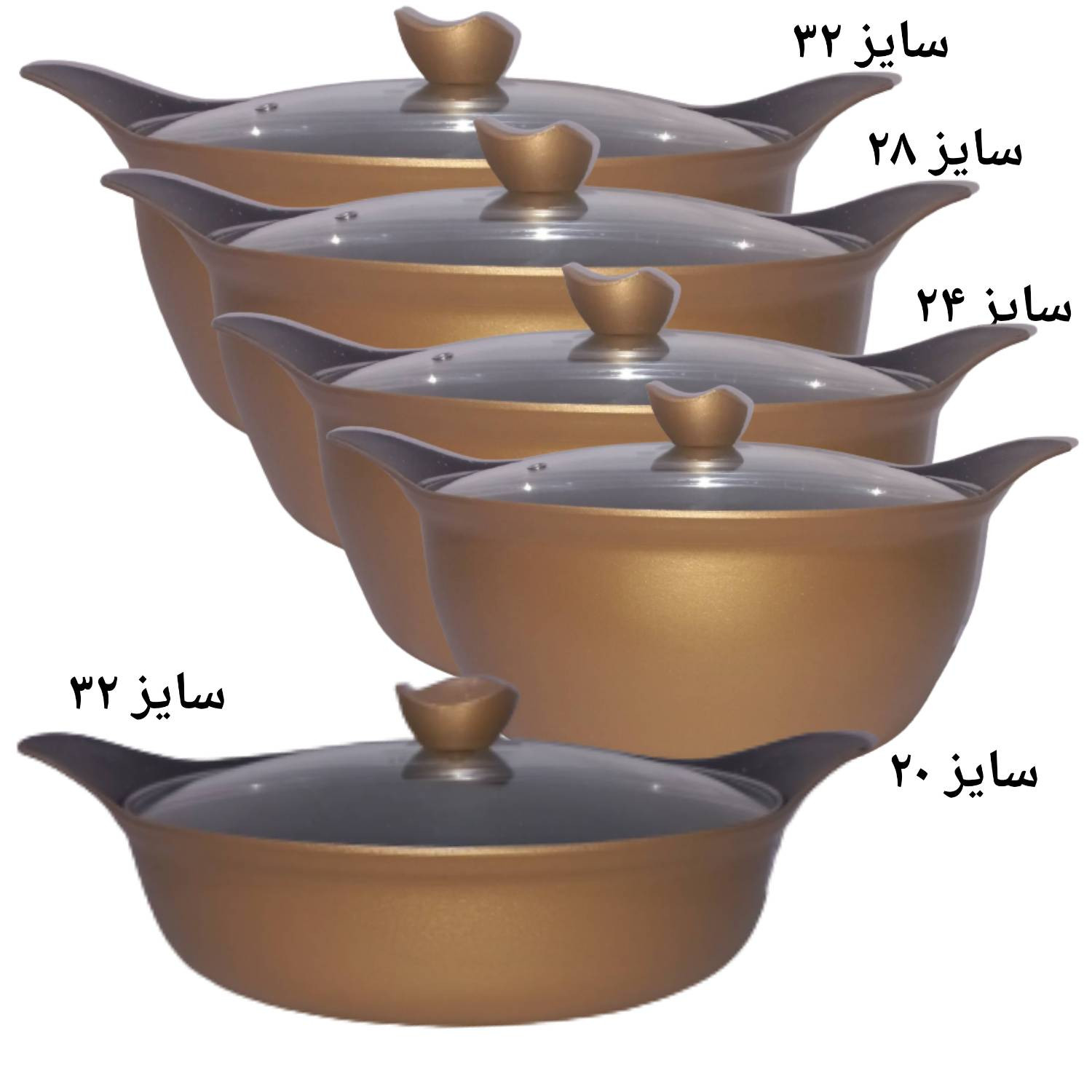 سرویس پخت و پز 10 پارچه بِست مدل GOLD سرویس پخت و پز 10 پارچه بِست مدل GOLD