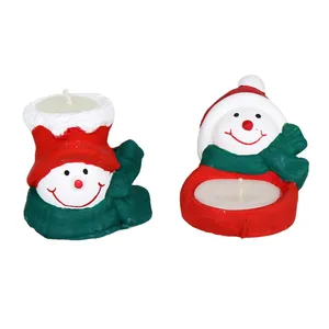 جاشمعی مدل آدم برفی کد SNOW MAN 20 مجموعه دو عددی