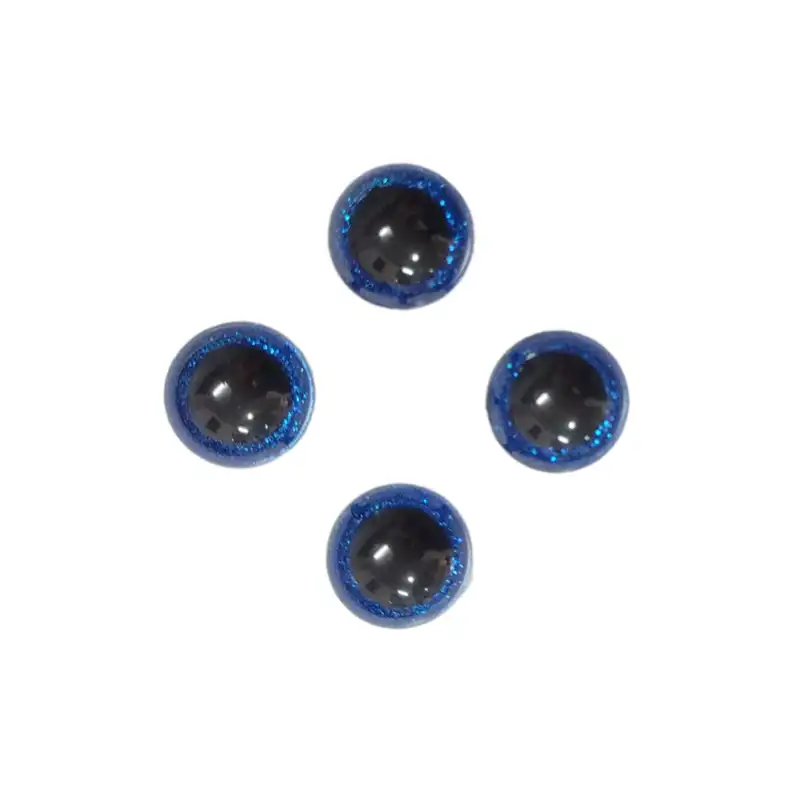 ملزومات عروسک سازی مدل چشم اکلیلی واشر دار کد Abi1704 بسته 4 عددی