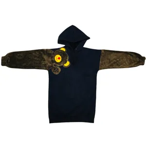 هودی زنانه مدل 10347-2 رنگ سرمه ای