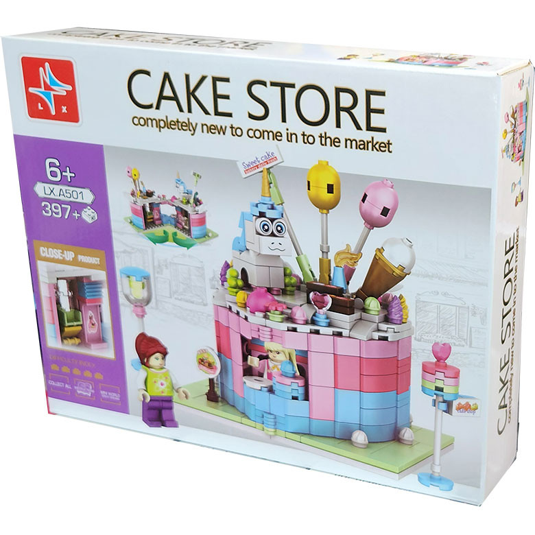 ساختنی 397 تکه مدل ال ایکس سری Cake Store کد 501