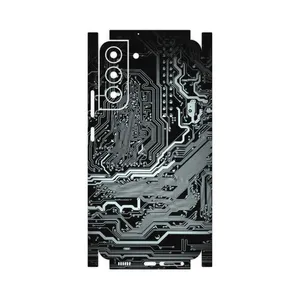 MAHOOT Black-Printed-Circuit-Board-FullSkin Cover Sticker for Samsung Galaxy S22 Plus 5G