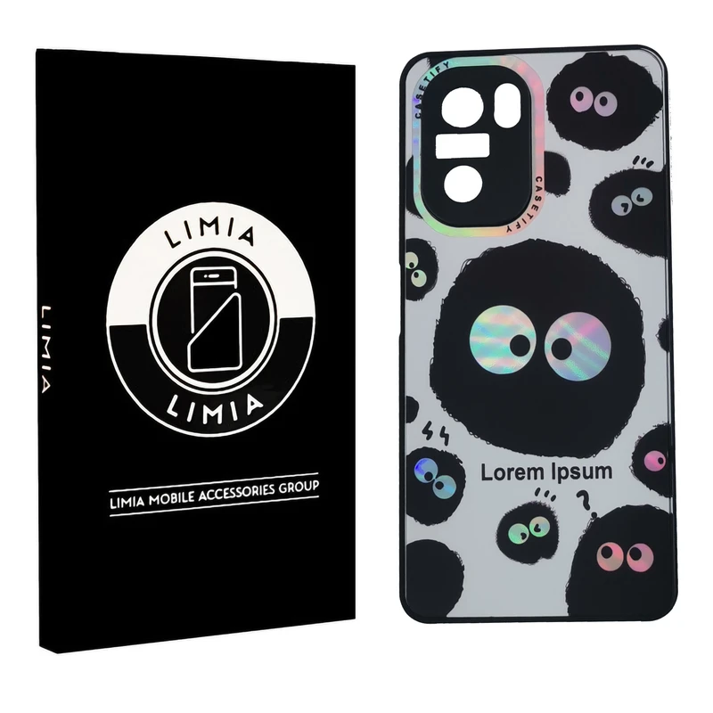 کاور لیمیا مدل فانتزی لنزدار طرح عروسکی شبرنگی مناسب برای گوشی موبایل شیائومی Redmi Poco F3