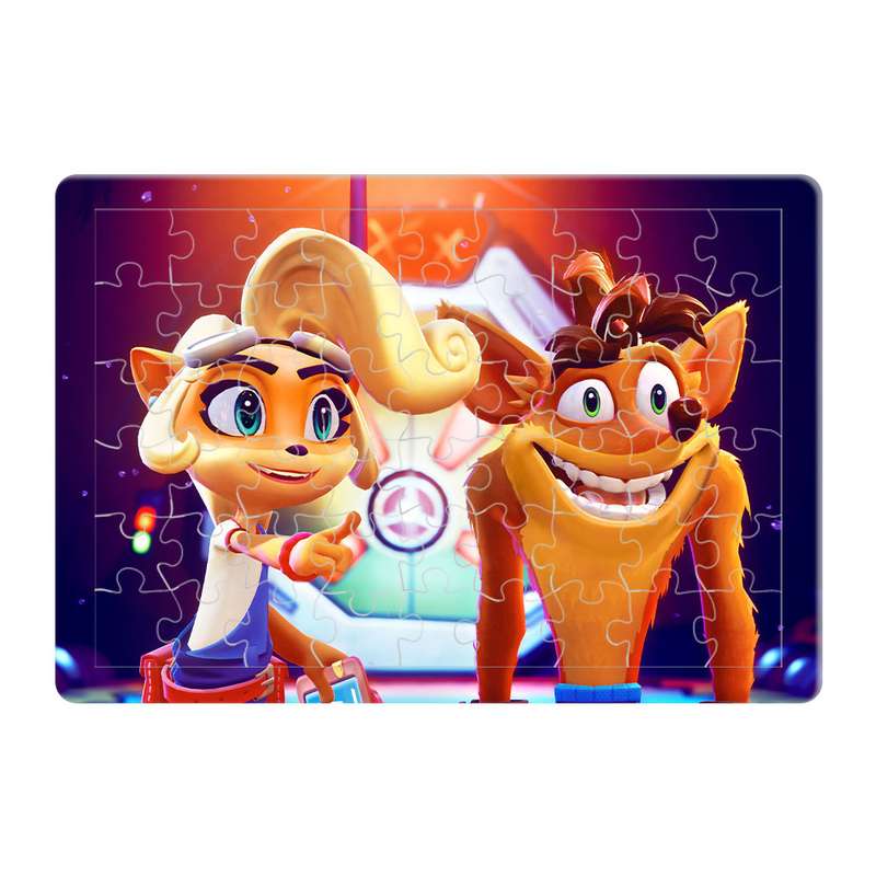 پازل 54 تکه طرح کراش مدل P593