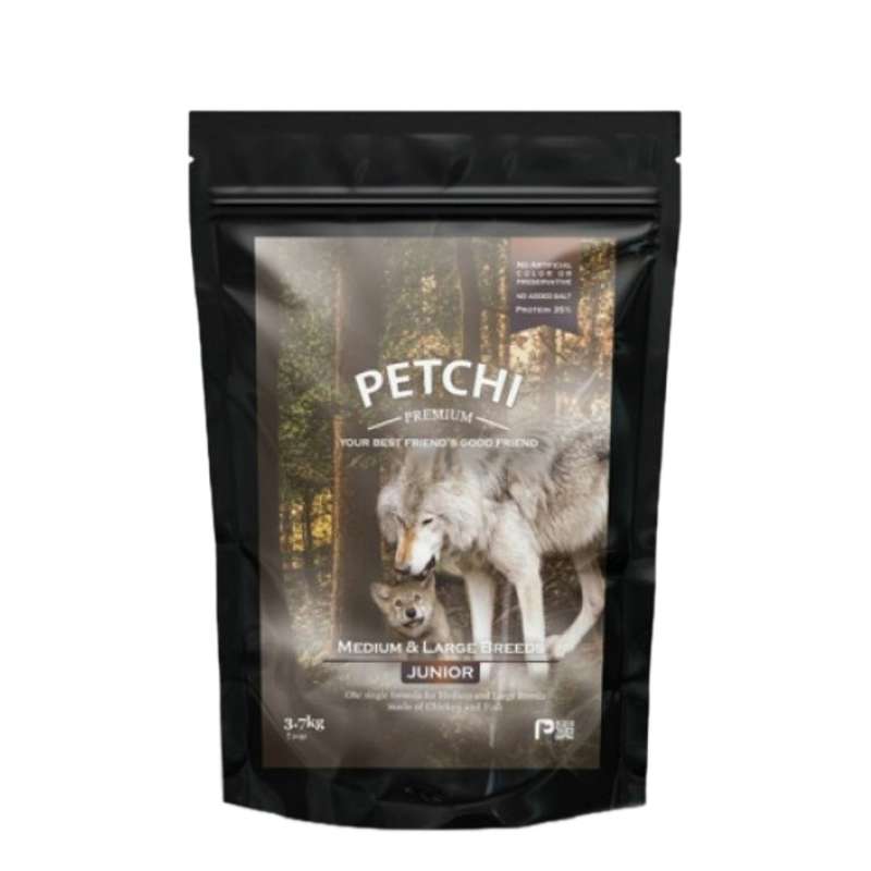 غذای خشک توله سگ پتچی مدل Junior وزن 3.7 کیلوگرم