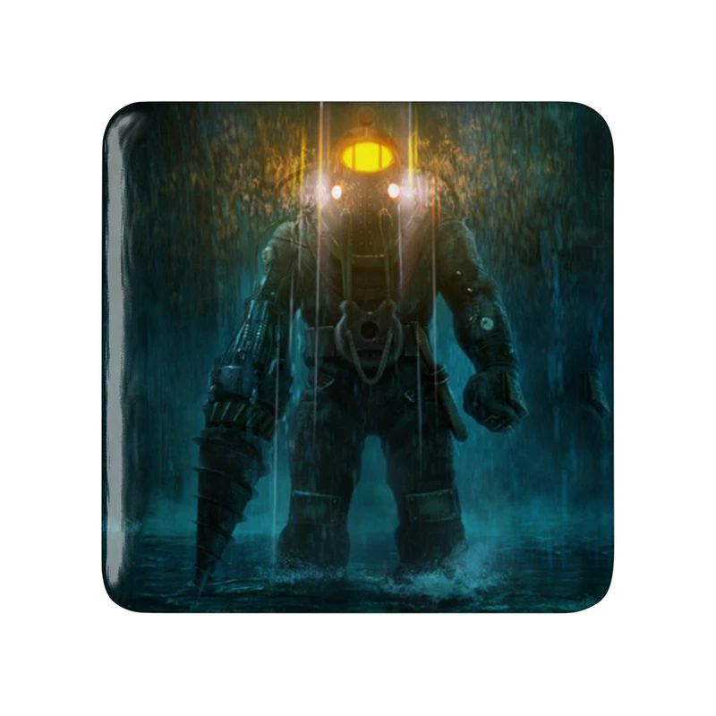 پیکسل خندالو طرح بازی بایوشاک (Bioshock) مدل مربعی کد 31350