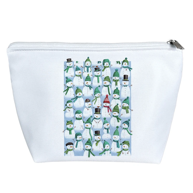 کیف لوازم آرایش دخترانه خندالو مدل آدم برفی کد H1206