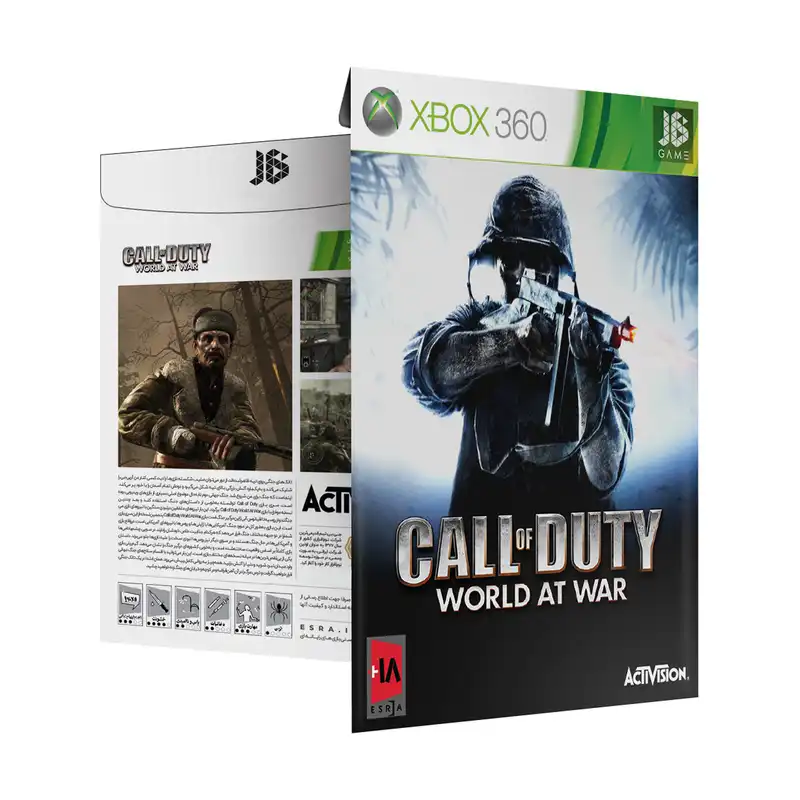بازی Call Of Duty World at War مخصوص Xbox 360 نشر جی بی تیم