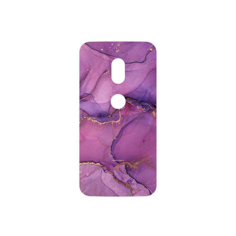 برچسب پوششی ماهوت مدل Purple Marble مناسب برای گوشی موبایل موتورولا Moto G4 Play