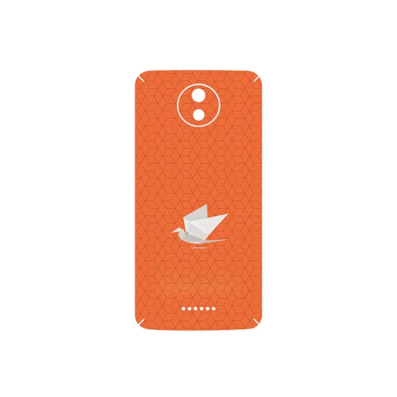 برچسب پوششی ماهوت مدل Minimalist origami bird مناسب برای گوشی موبایل موتورولا Moto C Plus