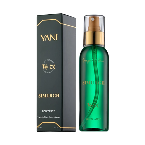 بادی میست زنانه عطر یانی مدل سیمرغ با رایحه ملایم حجم 150 میلی‌لیتر