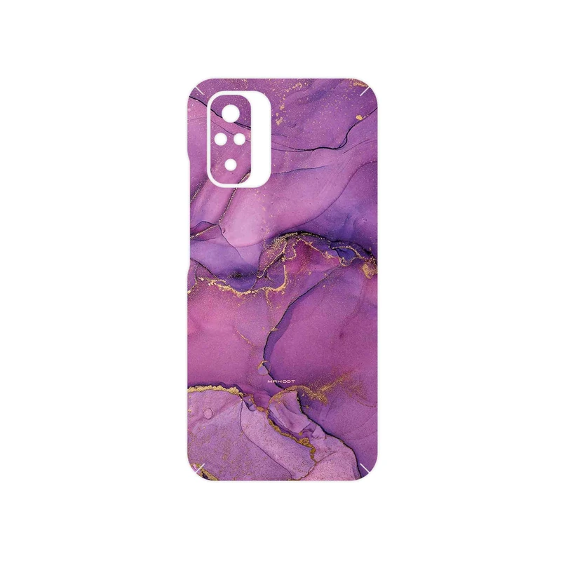 برچسب پوششی ماهوت مدل Purple Marble مناسب برای گوشی موبایل شیائومی Redmi Note 10