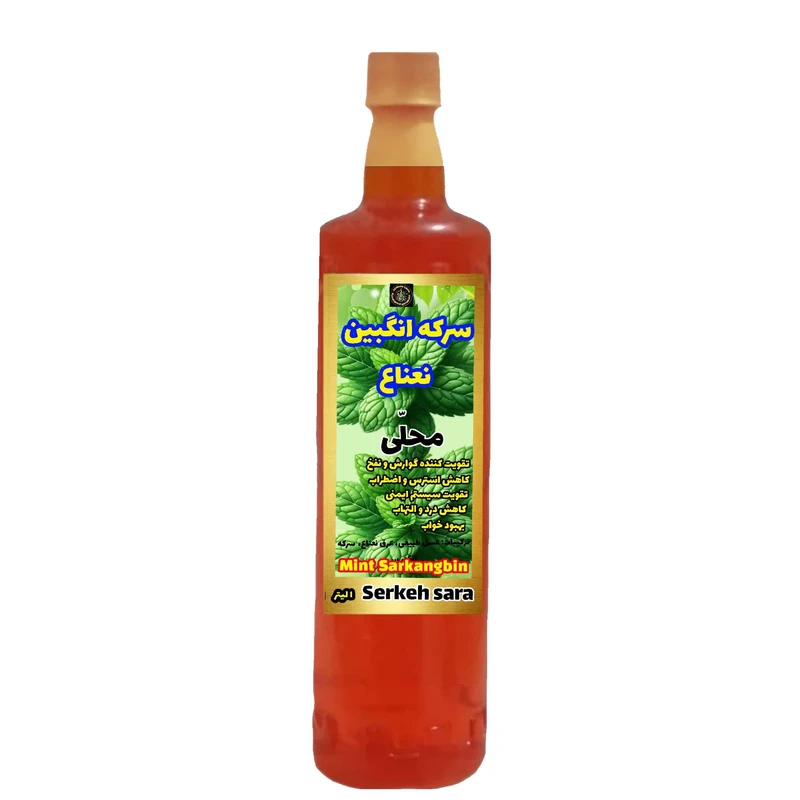شربت سرکه انگبین نعنایی سرکه سرا - 1000 میلی لیتر