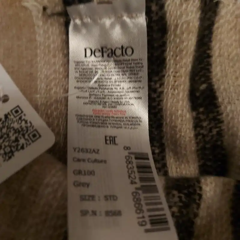 شال گردن زنانه دفکتو مدل آنتی باکتریال