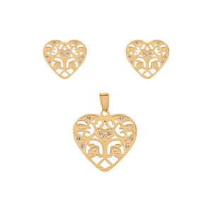 نیم ست زنانه مدل قلبی کد 1421