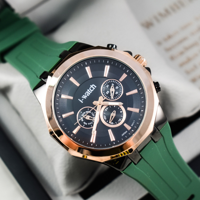 ساعت مچی عقربهای مردانه کوارتز کورنوگراف آی واتچ مدل 190240M