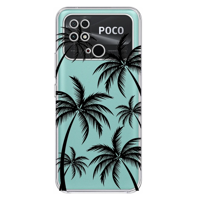 کاور مگافون طرح نخل مدل C52-B مناسب برای گوشی موبایل شیائومی Poco C40