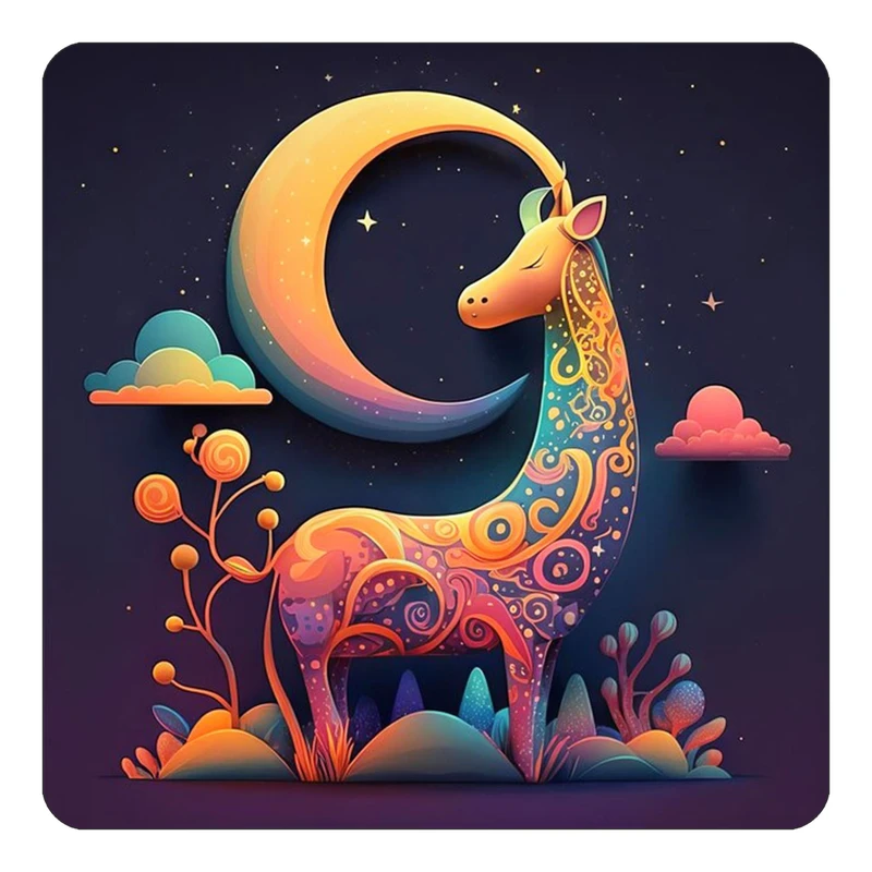 مگنت کاکتی طرح حیوانات رنگی مدل mp26291