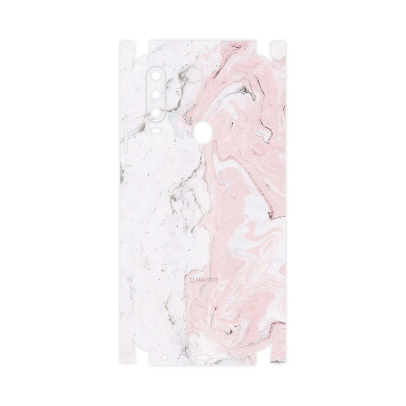 برچسب پوششی ماهوت مدل Blanco-Pink-Marble-FullSkin مناسب برای گوشی موبایل جی ال ایکس Shahin 2
