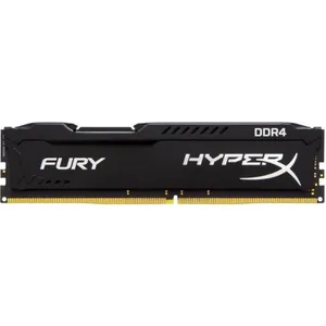 رم کامپیوتر کینگستون DDR4 تک کاناله 2666 مگاهرتز cl15 مدل HyperX Fury Black ظرفیت 8 گیگابایت