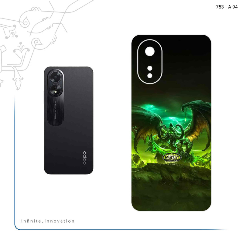 برچسب پوششی ماهوت مدل Warcraft Game Series مناسب برای گوشی موبایل اپو A38