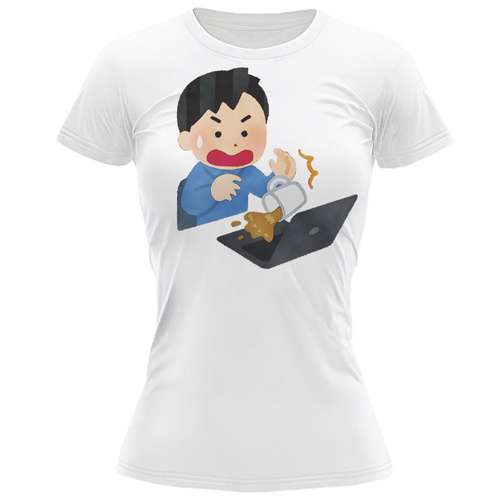 تیشرت زنانه طرح لب تاب کد BS336