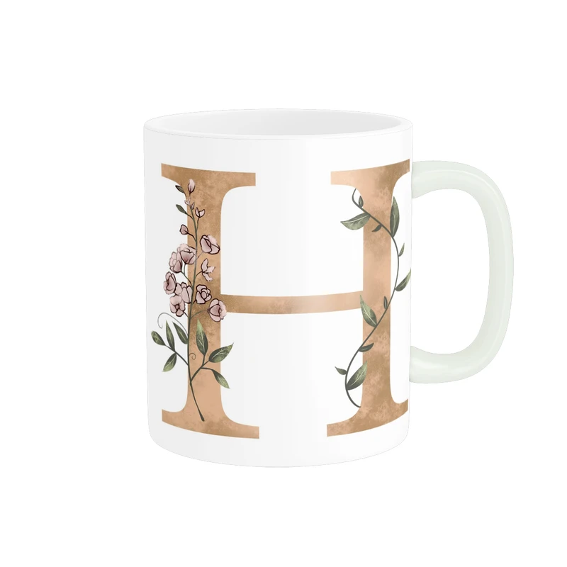 ماگ پاد آفرین طرح حرف H کد 5522