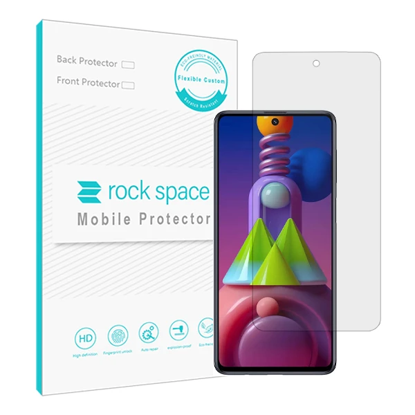 محافظ صفحه نمایش ھیدروژل راک اسپیس کد HGL مناسب برای گوشی موبایل سامسونگ Galaxy M51