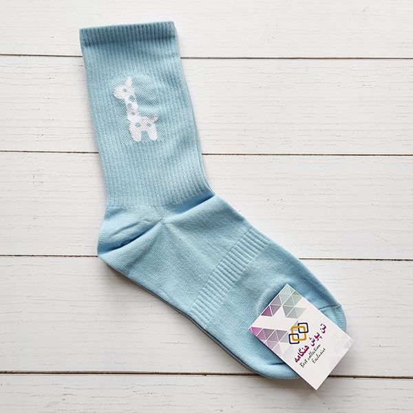 جوراب ساق بلند مردانه تن پوش هنگامه مدل پنبه کش اسپرت زرافه کد BL88 -  - 2