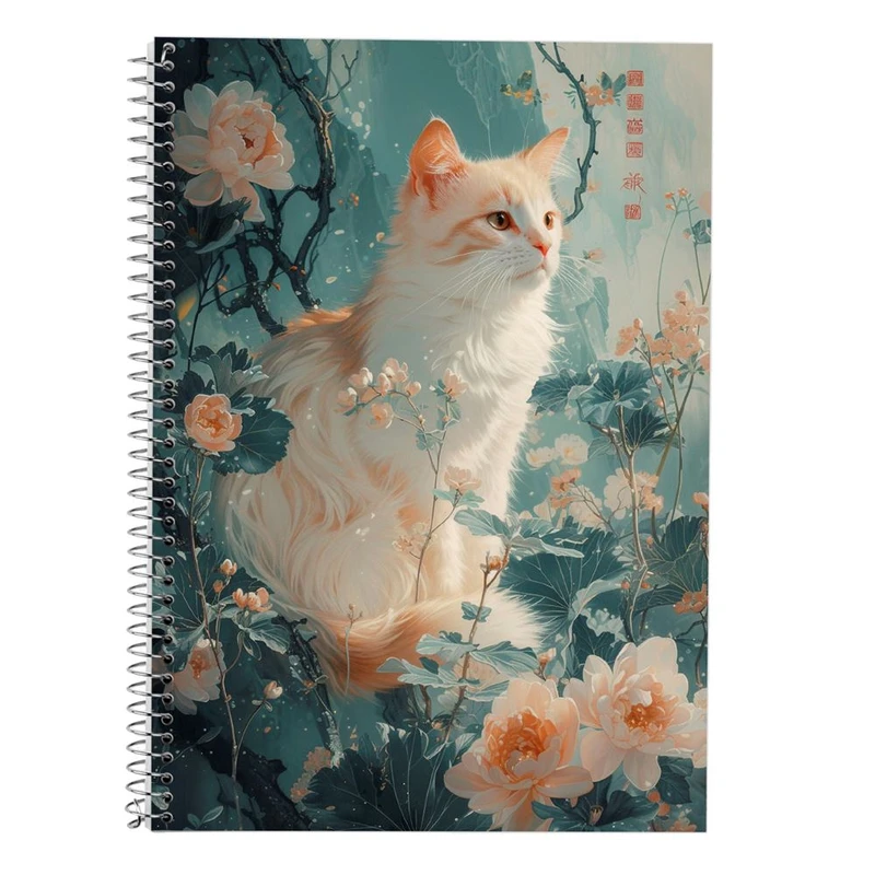 دفتر لغت 50 برگ مدوپد طرح سگ و گربه کد DF17368