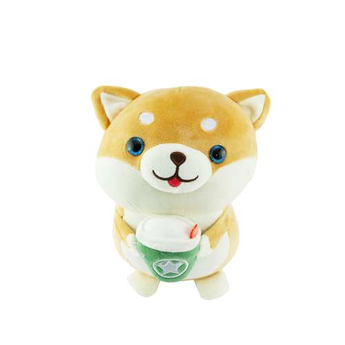 عروسک مدل پولیشی طرح روباه نوشیدنی دار ارتفاع 22 سانتی متر