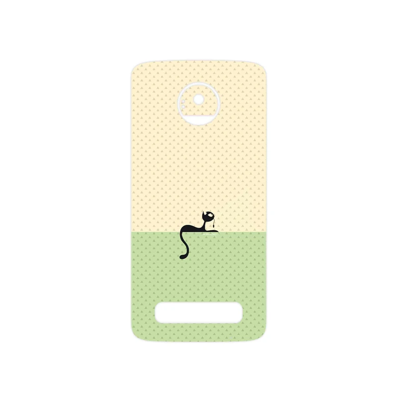 برچسب پوششی ماهوت مدل Minimal Internet Cat Icon مناسب برای گوشی موبایل موتورولا Moto Z